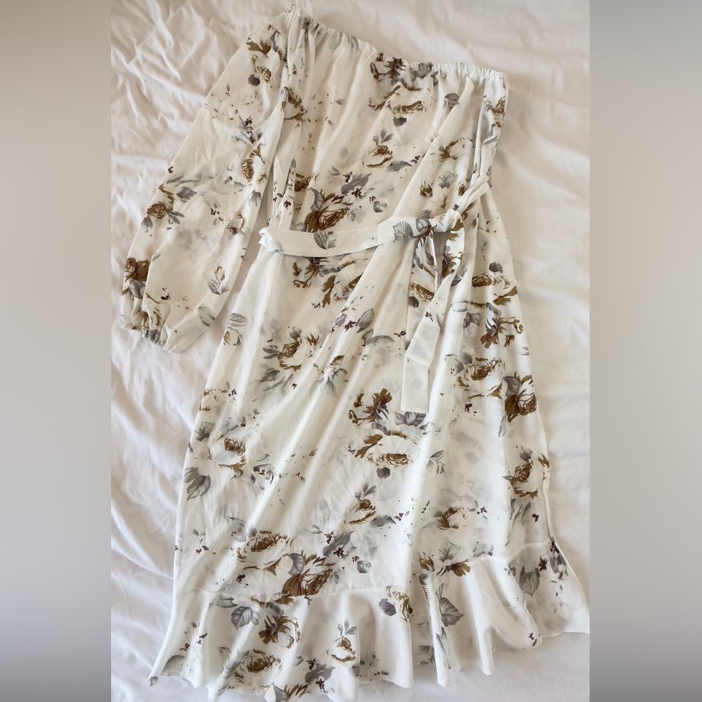 Floral Off-Shoulder Dress